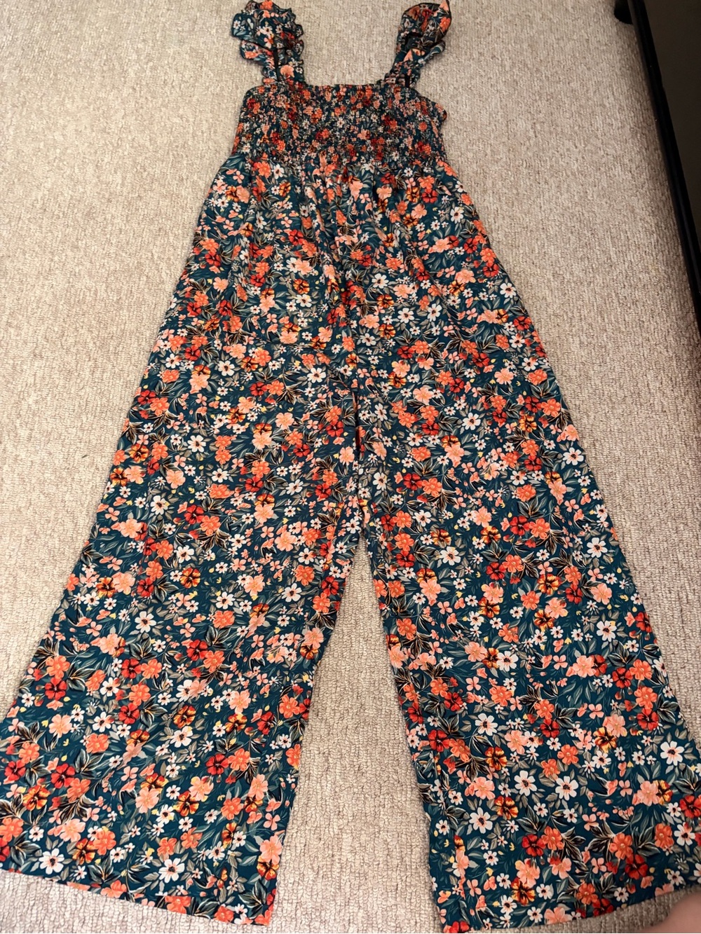 floral jumpsuit